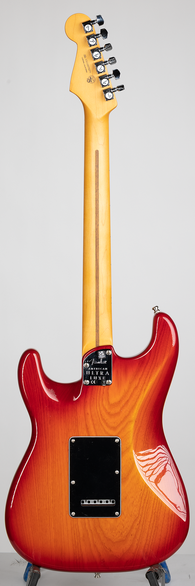 Fender American Ultra Luxe Stratocaster Electric Guitar Plasma