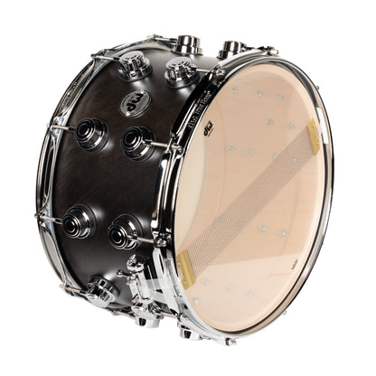 Drum Workshop Collectors Series 8x14 Snare Drum - Satin Ebony