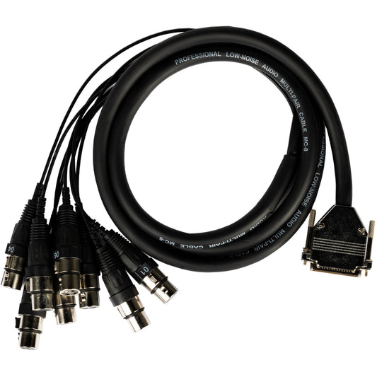 Cymatic Audio DB25 to XLR Female 6 Feet