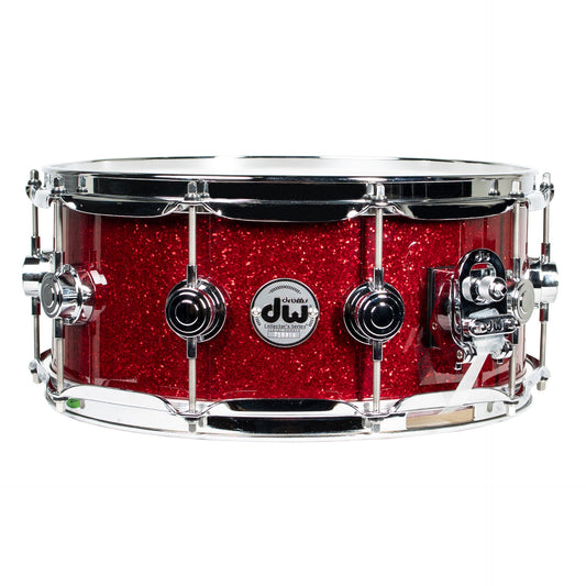 Drum Workshop Collectors Series 6x14 Snare Drum - Ruby Glass
