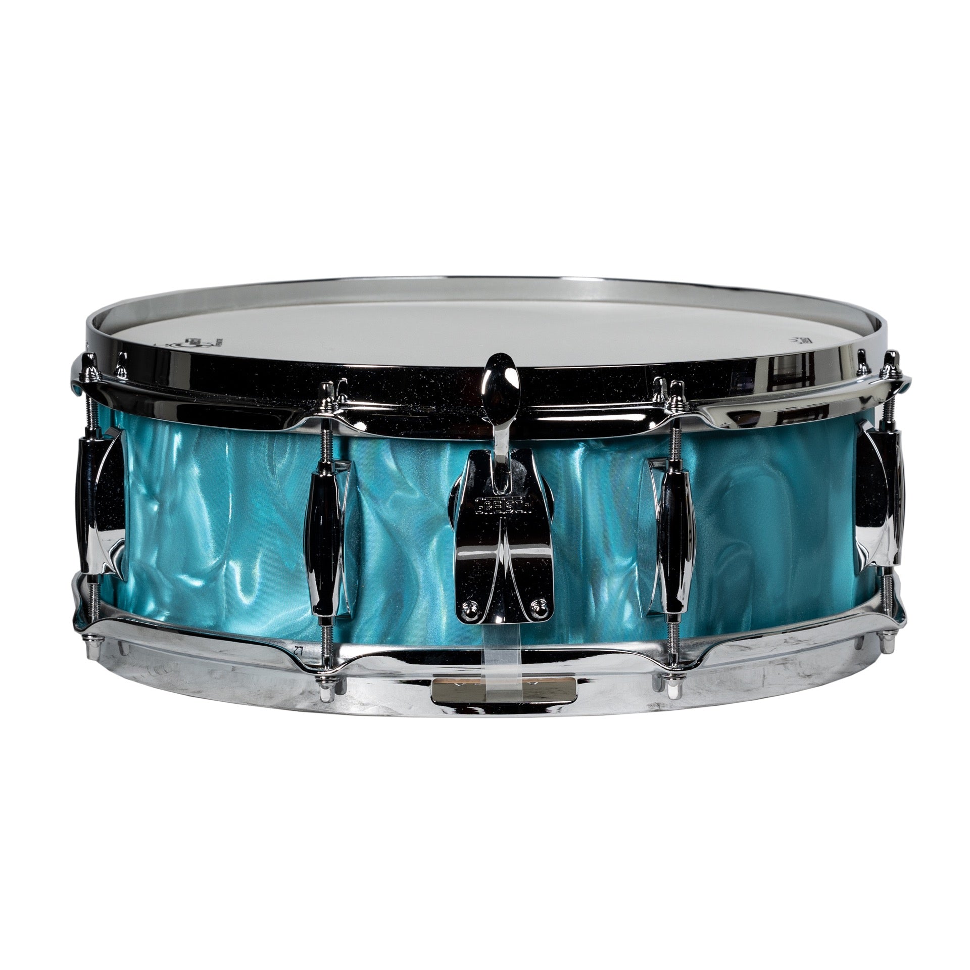 Gretsch Broadkaster Series 5x14 Snare Drum - Aqua Satin Flame