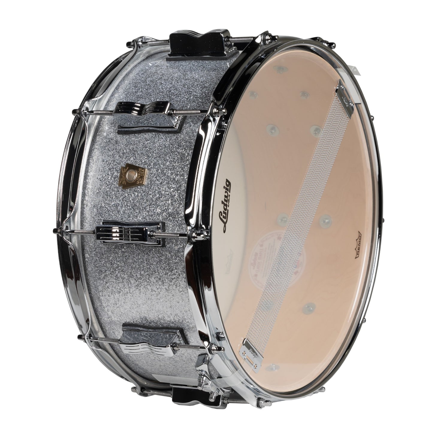 Ludwig Classic Maple 6.5x14 Snare Drum - Silver Sparkle