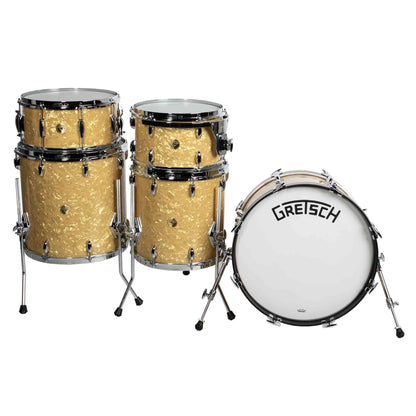 Gretsch Broadkaster 5-Piece Shell Kit - Antique Pearl Nitron