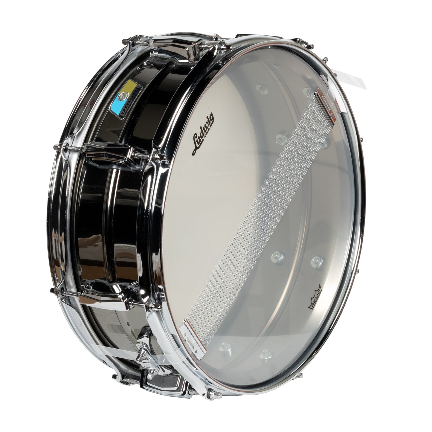 Ludwig LB414 Black Beauty 5x14 Snare Drum - B Stock -
