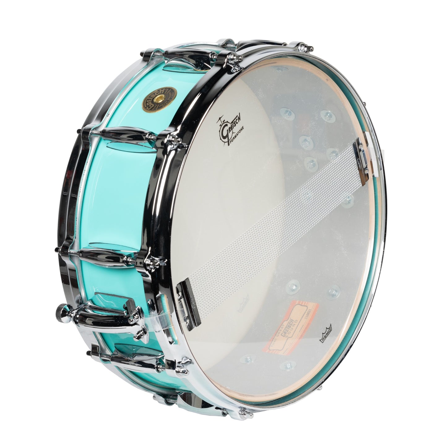 Gretsch USA Custom 5x14 Snare Drum - Powder Blue Gloss