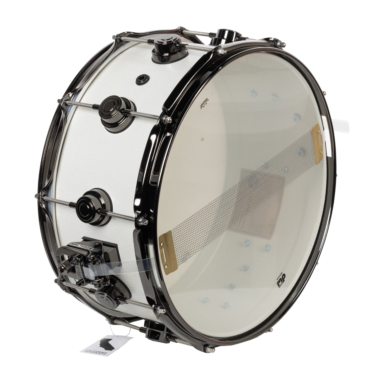 Drum Workshop Collectors Series 6.5x14 Snare Drum - Powder Coated White