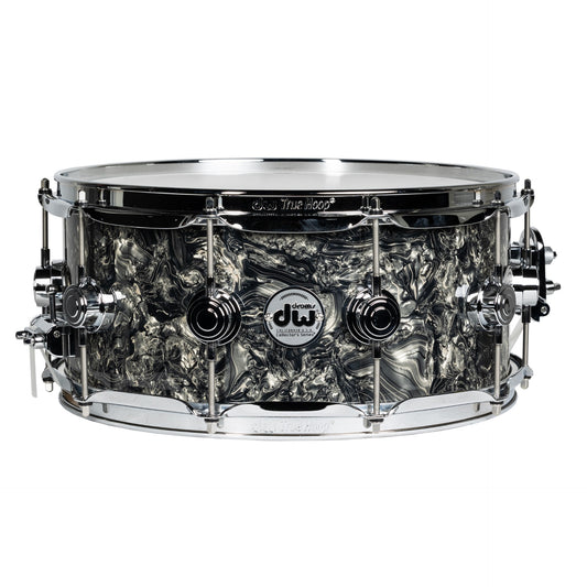 Drum Workshop Collectors Series 6x14 Snare Drum - Silver Abalone