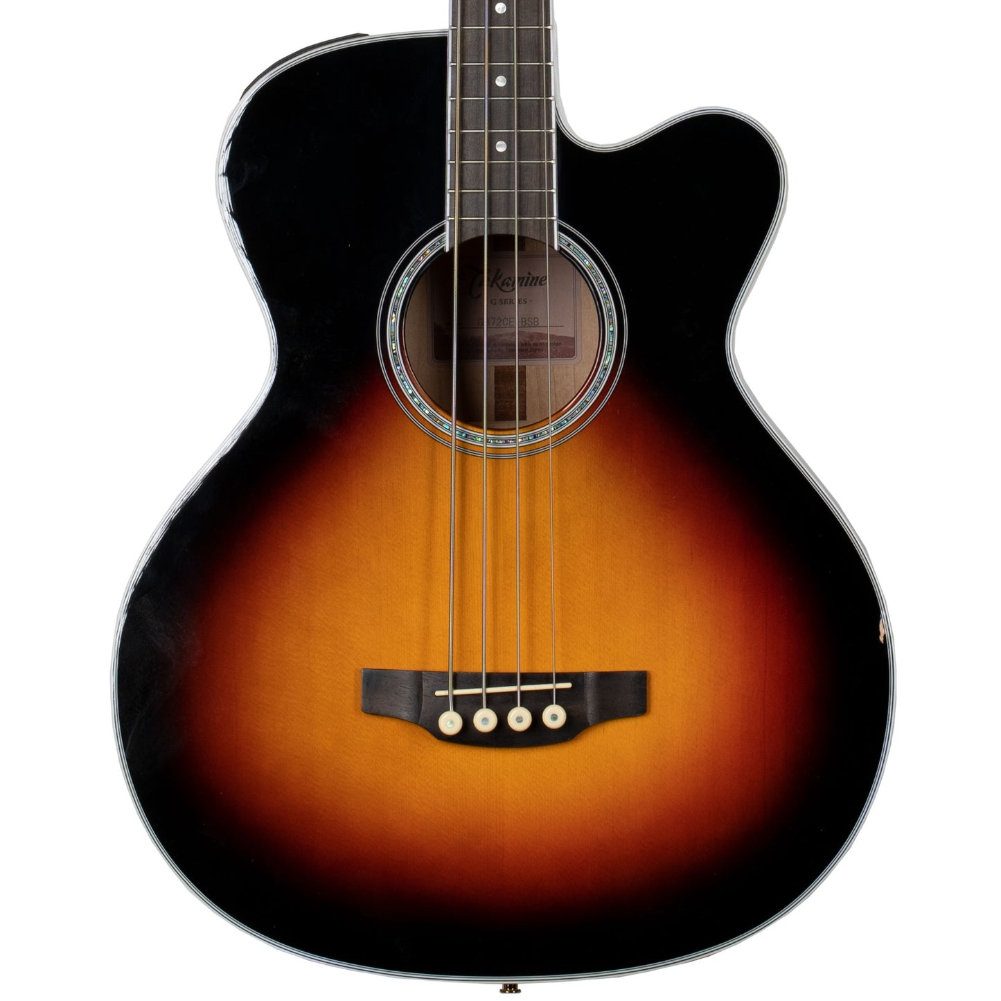 Takamine G Series GB72CE-BSB Acoustic Electric Jumbo Bass, Brown Sunburst