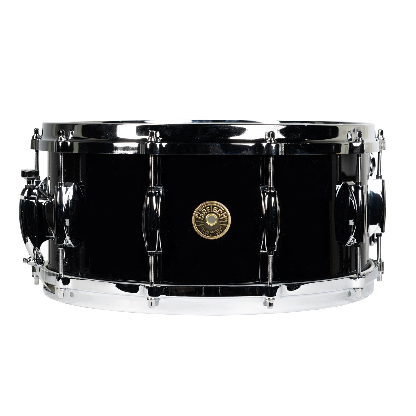 Gretsch USA Custom Series 6.5x14 Snare Drum - Black Nitron