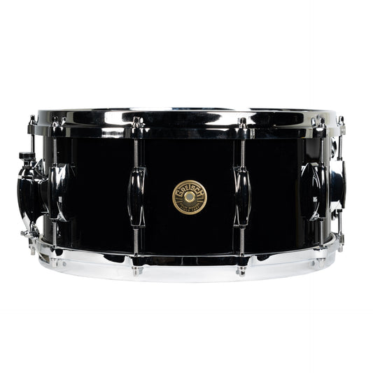 Gretsch USA Custom Series 6.5x14 Snare Drum - Black Nitron