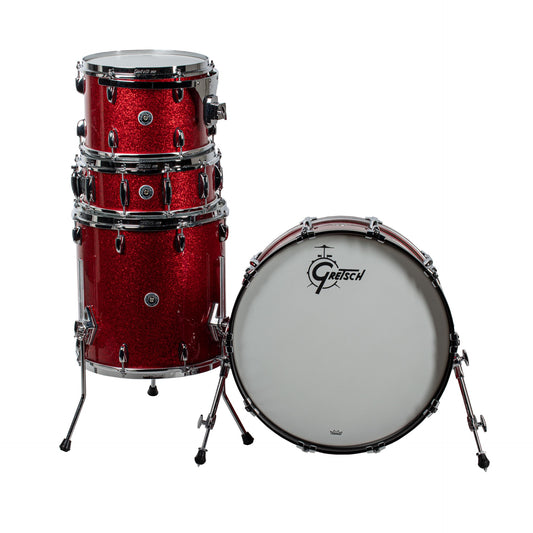 Gretsch Brooklyn Series 4-Piece Drum Kit - Red Sparkle