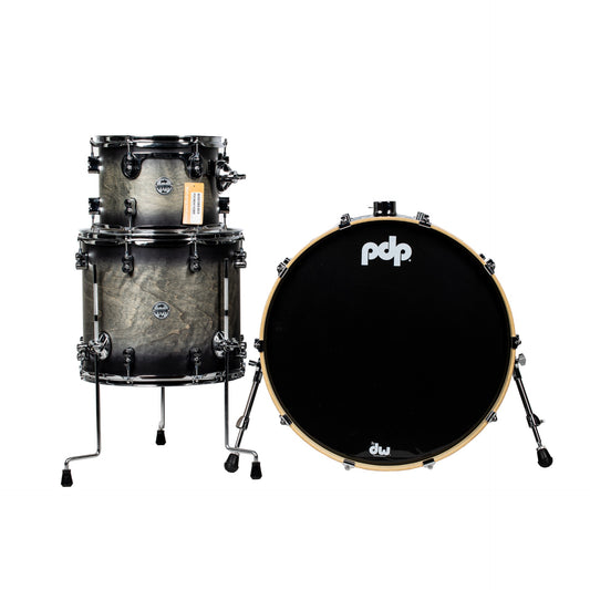 Pacific Drums & Percussion Concept Maple 3-Piece Kit - Ghost Black Burst