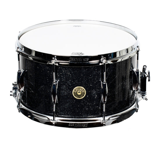 Gretsch USA Broadkaster 8x14 Snare Drum - Black Glass