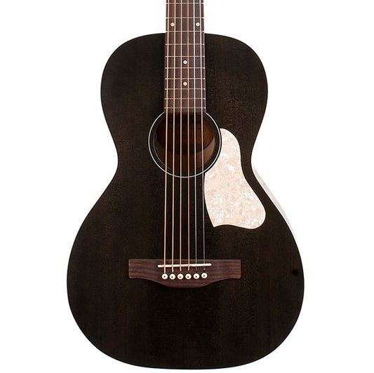 Art & Lutherie Roadhouse Parlor Acoustic Electric Guitar - Faded Black
