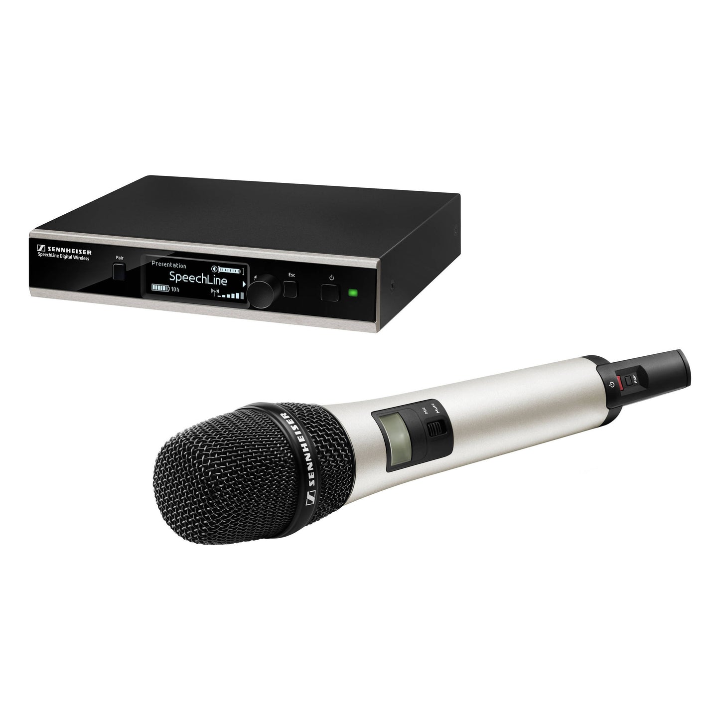 Sennheiser SpeechLine Wireless SL Handheld Set Wireless Mic W/Rackmount Kit (505905)