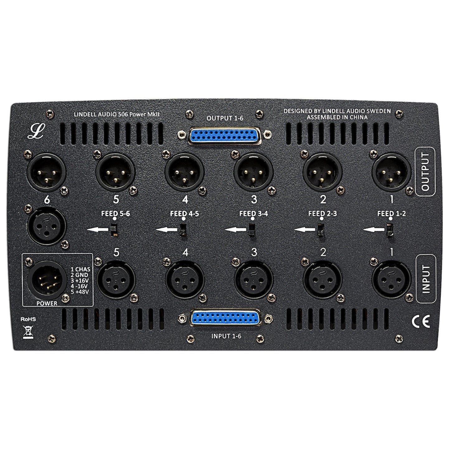 Lindell Audio 506 Power MKII 6-Space 500-Series Rack