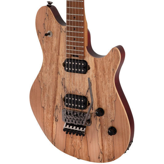 EVH Wolfgang® Standard Exotic Electric Guitar Spalted Maple Baked Maple Fingerboard, Natural