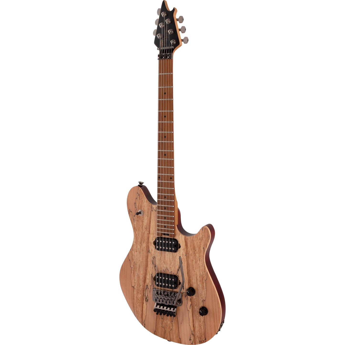EVH Wolfgang® Standard Exotic Electric Guitar Spalted Maple Baked Maple Fingerboard, Natural