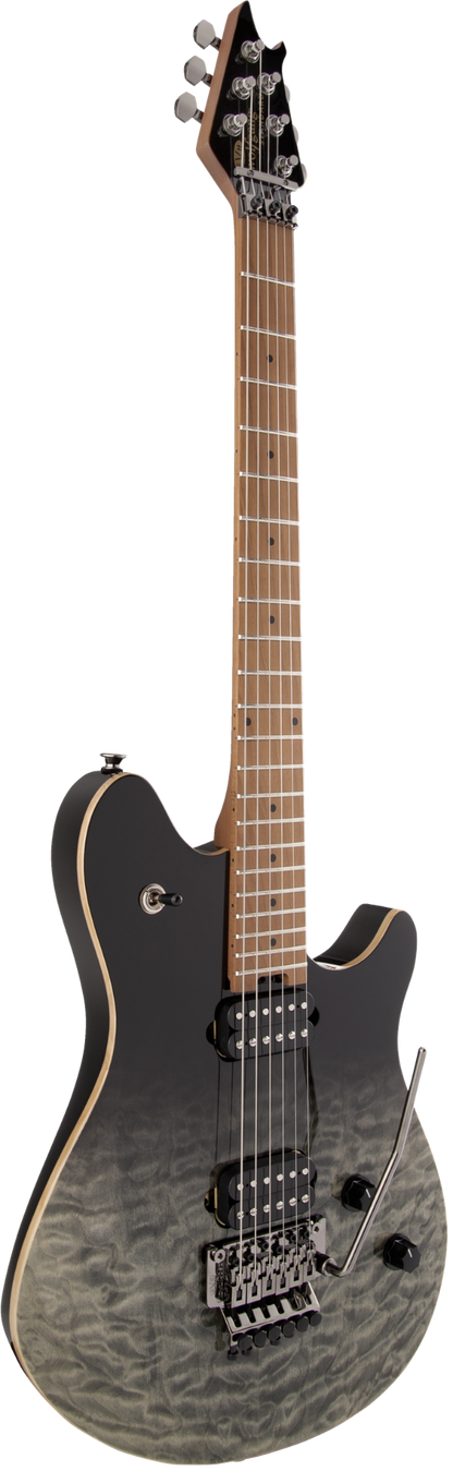 EVH Wolfgang® Standard QM Electric Guitar Baked Maple Fingerboard, Black Fade