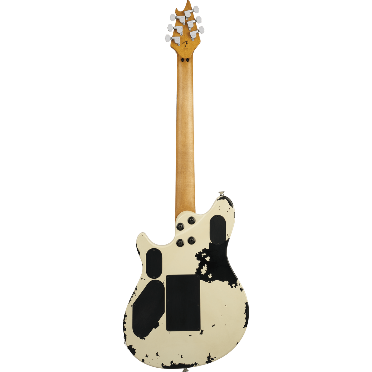 EVH Limited Edition Wolfgang Special Striped Series Guitar - Distressed Ivory