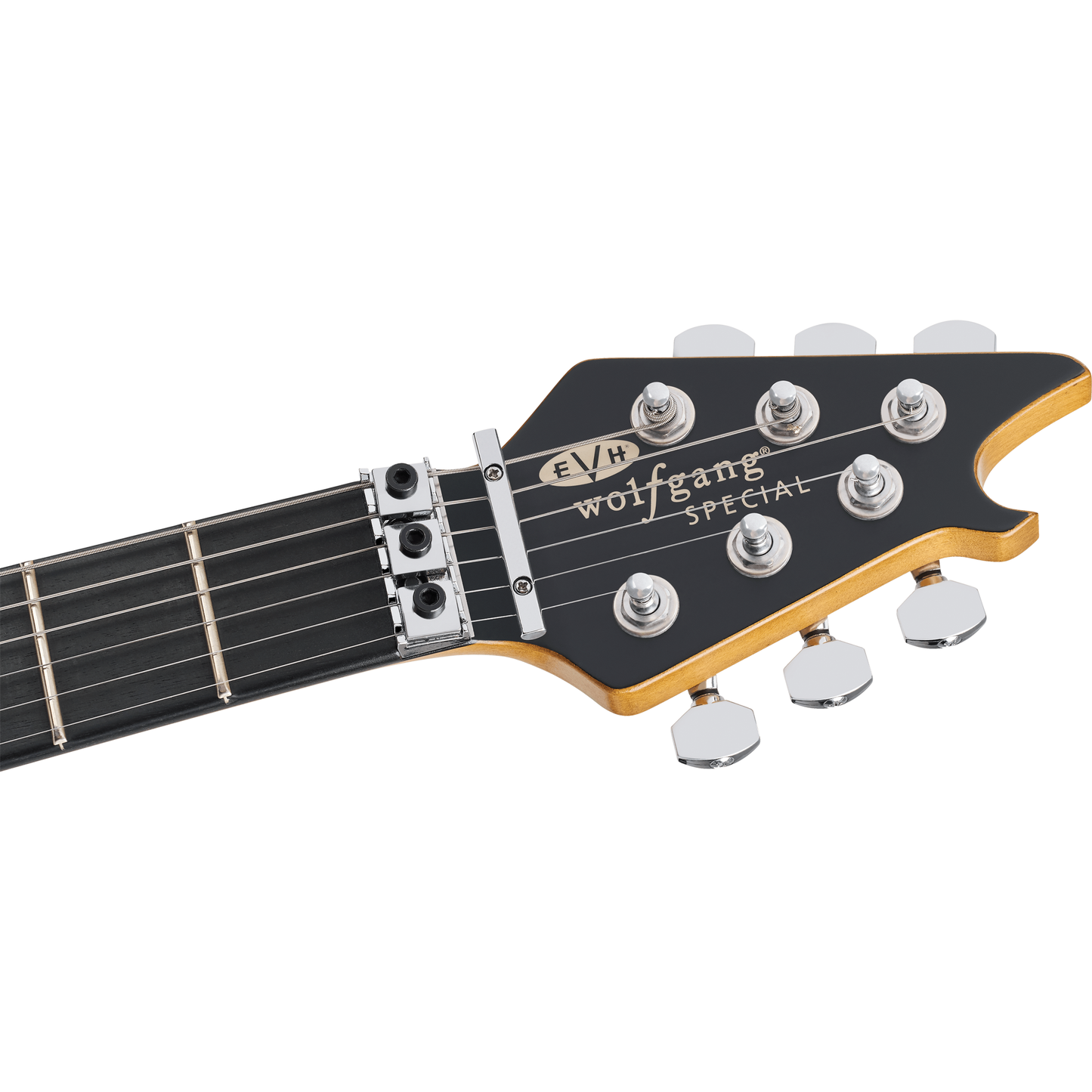 EVH Limited Edition Wolfgang Special Striped Series Electric Guitar - Red, Black, and White, Aged