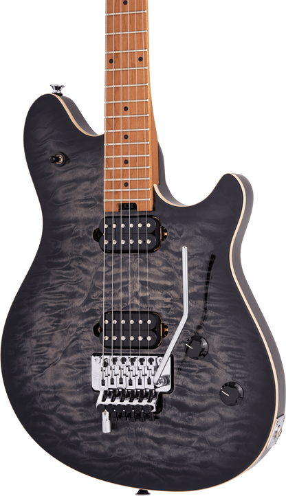 EVH Wolfgang Special QM Electric Guitar Baked Maple Fingerboard, Charcoal Burst