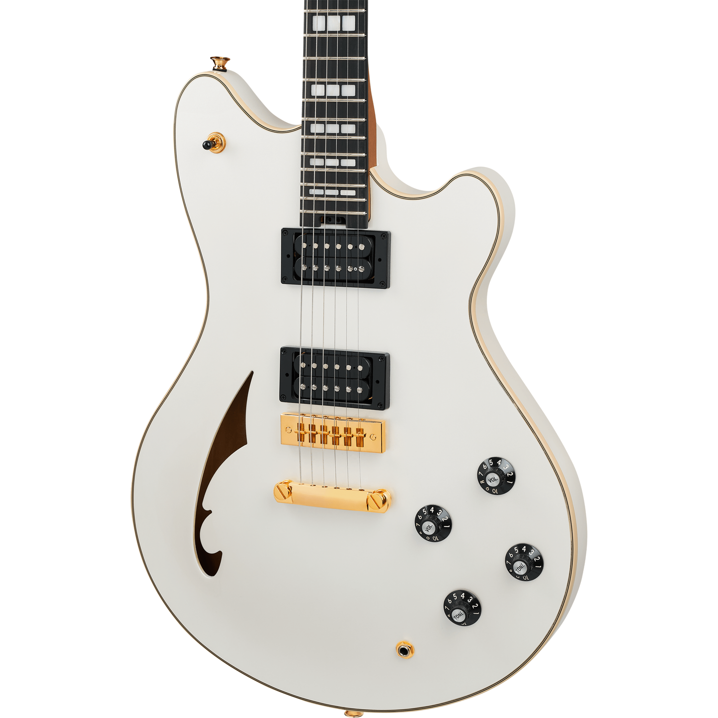 EVH SA-126 Special Semi-Hollow Electric Guitar - Platinum Pearl Metallic
