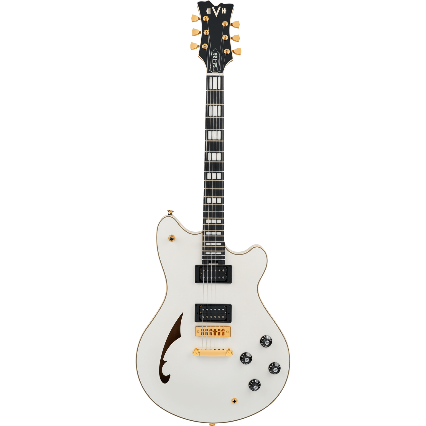 EVH SA-126 Special Semi-Hollow Electric Guitar - Platinum Pearl Metallic
