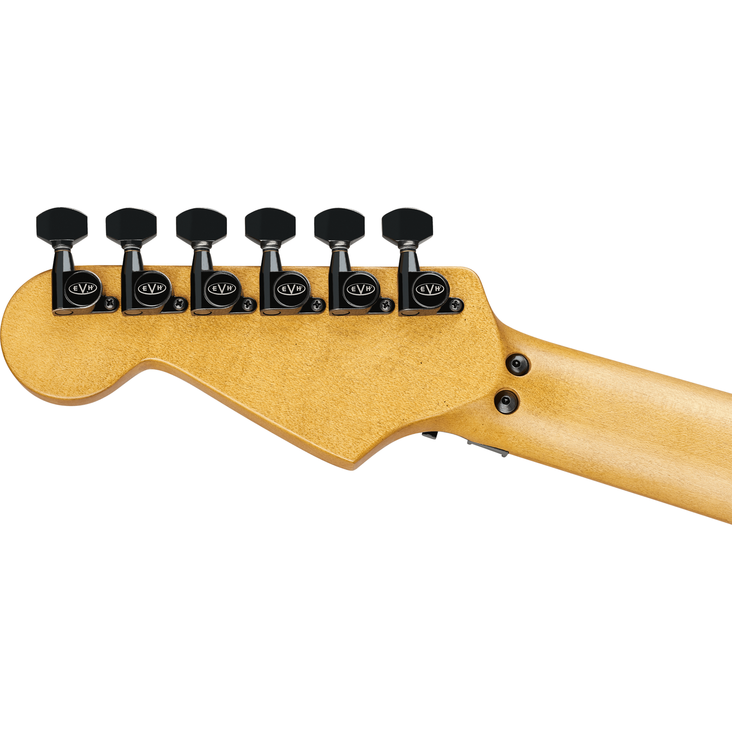 EVH Limited Edition Striped Series Frankenstein Frankie Electric Guitar - Aged Black with Yellow Stripes