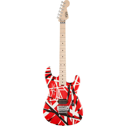 EVH Striped Series Electric Guitar - Red with Black Stripes