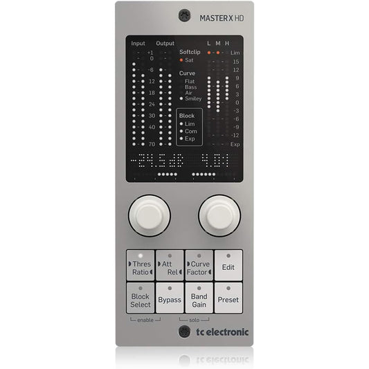 TC Electronic MASTER X HD-DT Multiband Dynamics Processor Plug-In with Optional Hardware Controller