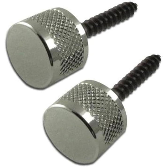 Gretsch Strap Buttons with Mounting Hardware - Chrome, Pair