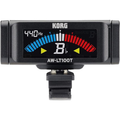 Korg - AW-LT100T Trumpet / Trombone Clip-on Tuner - Black
