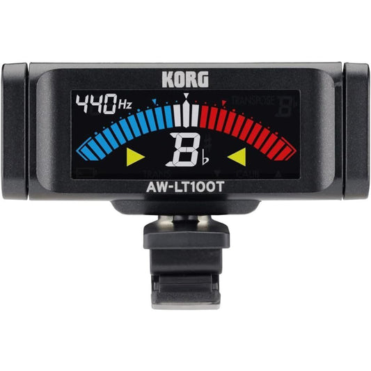 Korg - AW-LT100T Trumpet / Trombone Clip-on Tuner - Black
