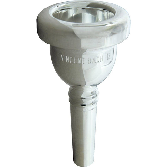 Bach 35012 Small Shank Tenor Trombone Mouthpiece, Silver Plated, 12 Cup Medium