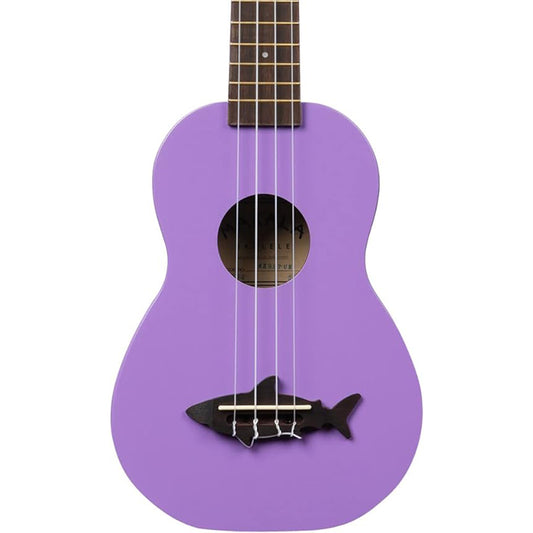 Kala Makala Shark Bridge Soprano 4-String Ukulele - Purple