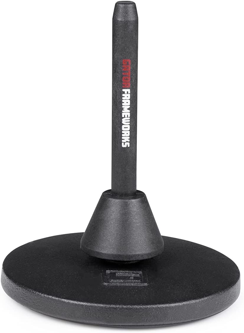 Gator GFW-BNO-CLRFLU Weighted Round Base Stand for Clarinet or Flute