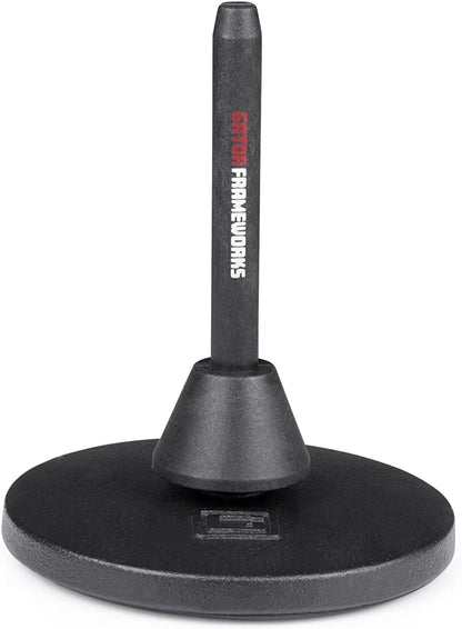 Gator GFW-BNO-CLRFLU Weighted Round Base Stand for Clarinet or Flute