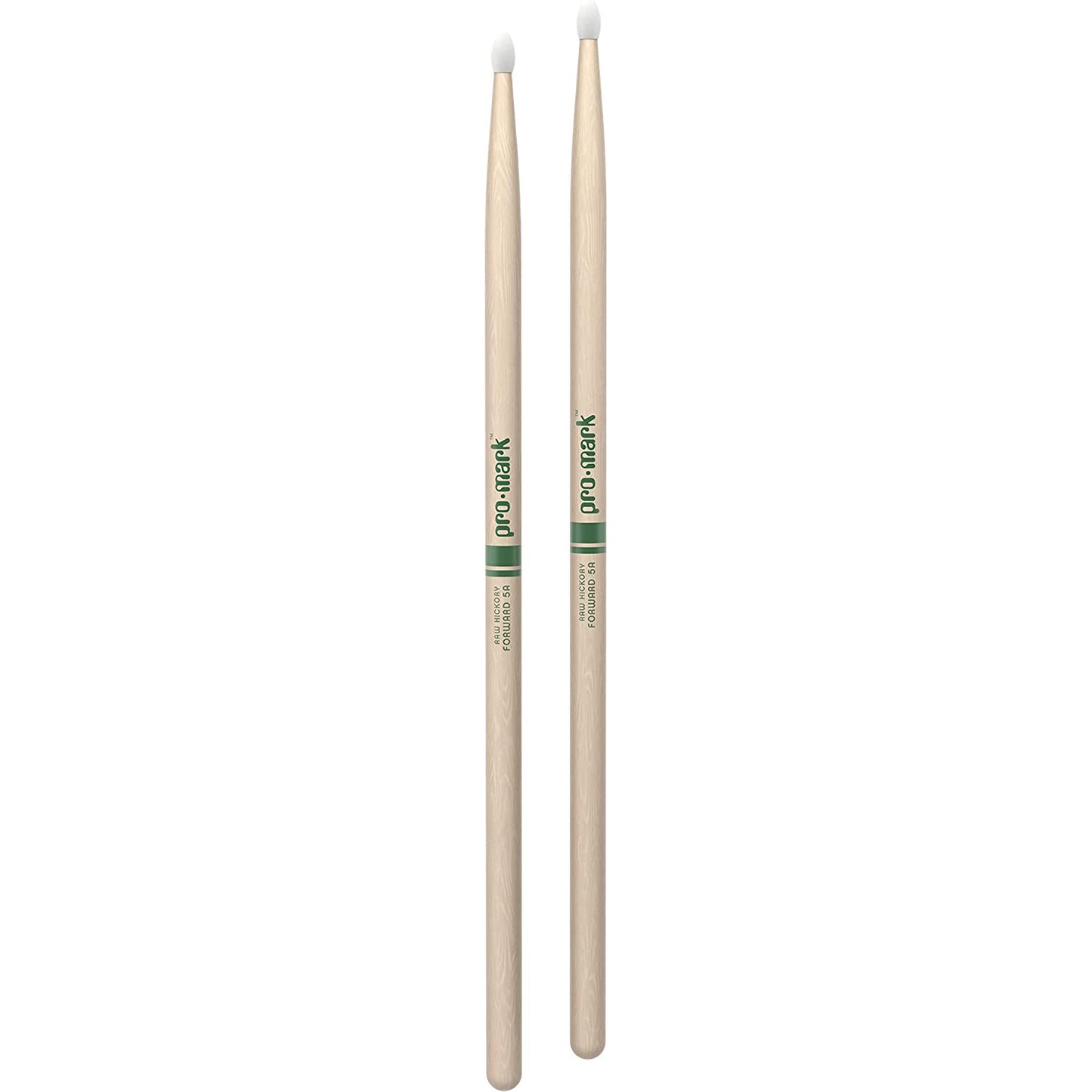 Promark TXR5AN 5A Nylon Tip Hickory Natural Drumsticks