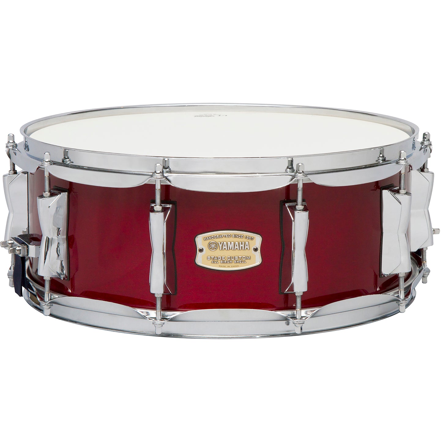 Yamaha Stage Custom Birch 14x5.5 Snare Drum, Cranberry Red