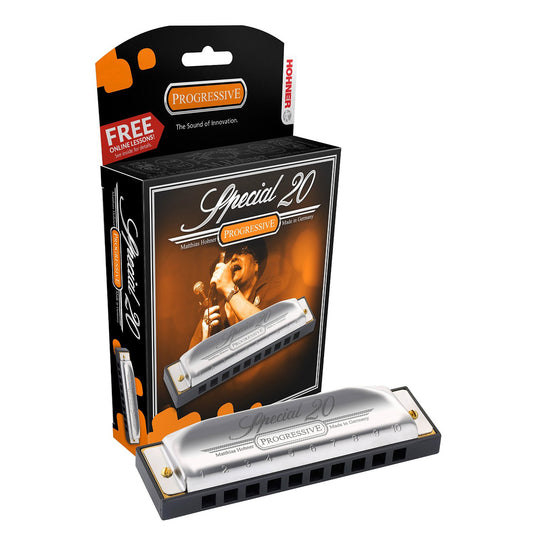 HOHNER SPECIAL 20 - PROGRESSIVE HARMONICA, KEY OF G sharp