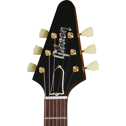 Gibson Custom 1958 Mahogany Flying V Reissue VOS Electric Guitar - Antique Natural