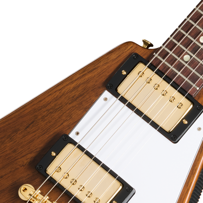 Gibson Custom 1958 Mahogany Flying V Reissue VOS Electric Guitar - Antique Natural