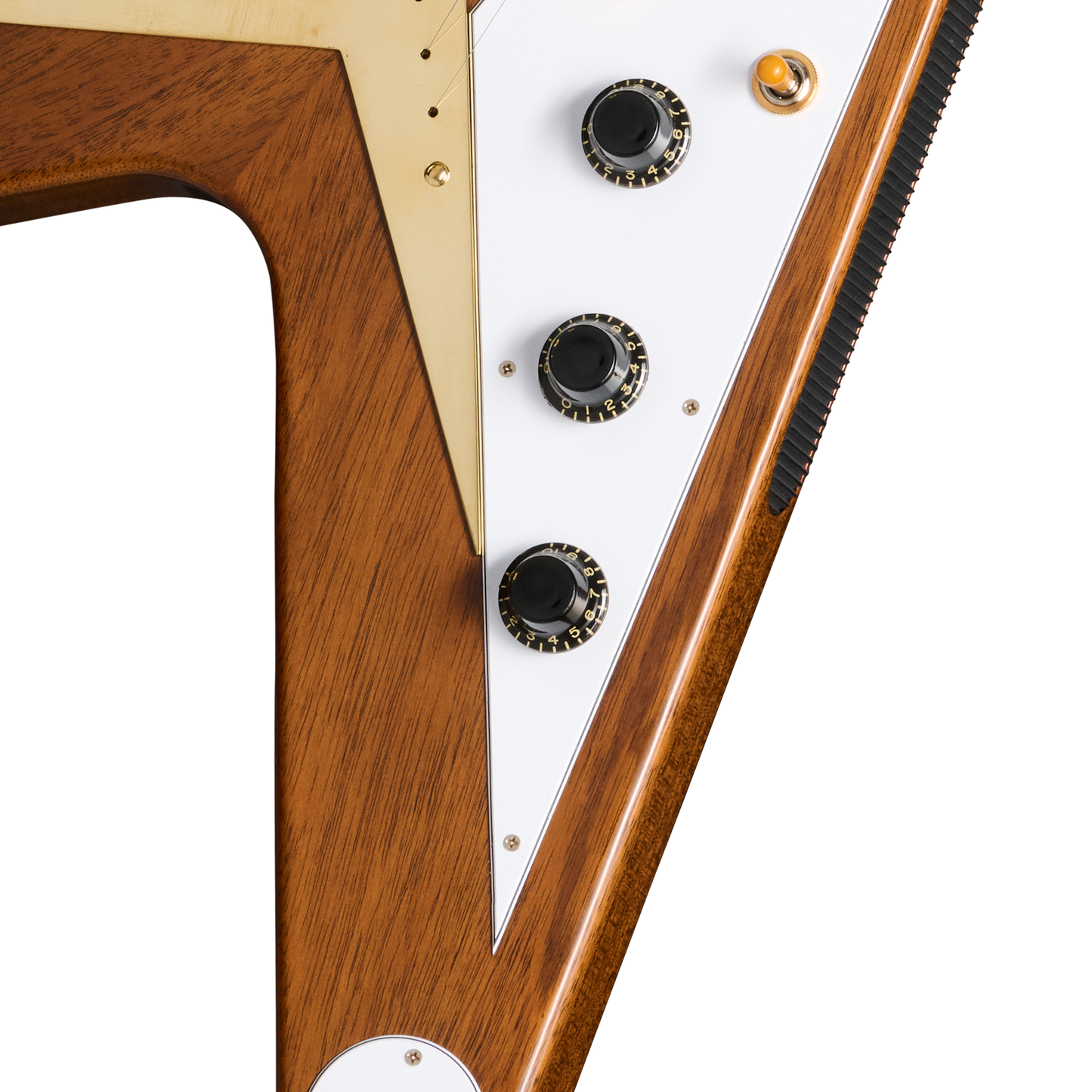 Gibson Custom 1958 Mahogany Flying V Reissue VOS Electric Guitar - Antique Natural