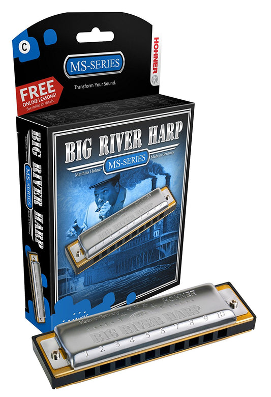 Hohner Big River Harmonica, Key of C