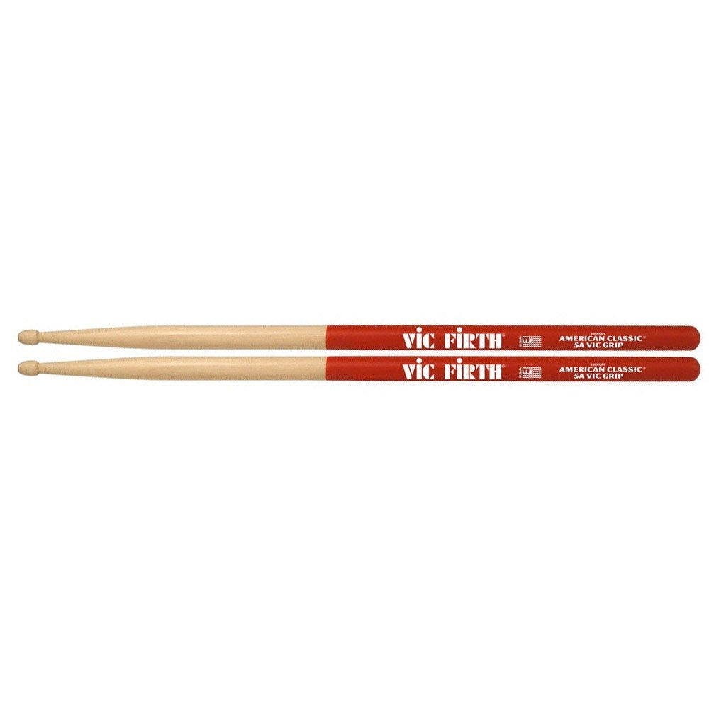 Vic Firth American Classic Drumsticks with Vic Grip - 5A Wood