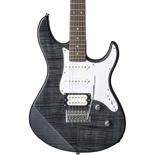 Yamaha PAC212VFM Flamed Maple Pacifica Electric Guitar - Translucent Black