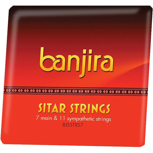 Banjira BJSSTRS7 Sitar String Set, Std, 7, Light
