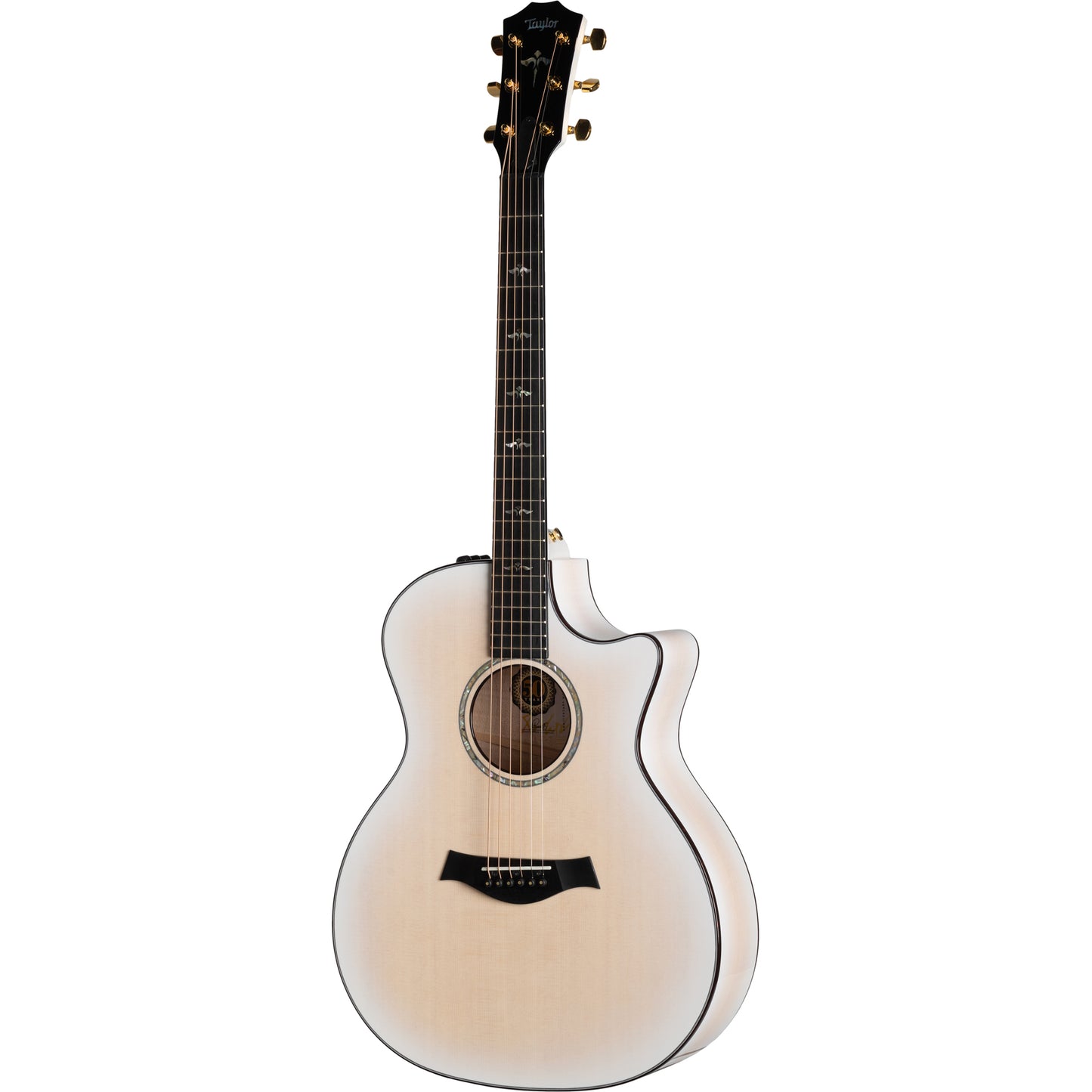 Taylor 614ce 50th Anniversary Limited Edition Acoustic Electric Guitar, Trans White