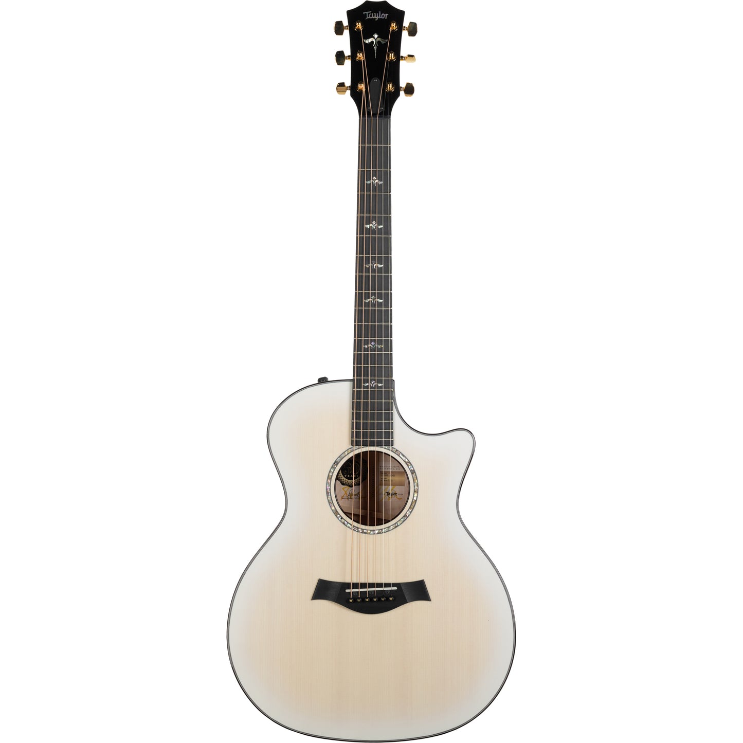 Taylor 614ce 50th Anniversary Limited Edition Acoustic Electric Guitar, Trans White